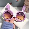 Nuevas Gafas Lindas de Conejo de Raine para Niños y Niñas, Gafas de Sol de Dibujos Animados para Niños, Diseño de Moda, Protección Solar y Protección UV