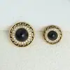 Herrajes de Lujo Ligero de Alta Gama con Diamantes, Botones Pequeños Fragantes de Estilo Europeo y Americano, Accesorios para Ropa de Primavera, Botones Redondos de Perla