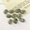 Piedra Preciosa Cabujón Ovalado de Ágata Cristalina Más Vendida Transfronteriza 10*14mm Piedra Suelta Semipreciosa Incrustación Joyería DIY
