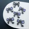 Colgante de Cuerda de Cáñamo con Forma de Corazón de Circonita Accesorios de Joyería para Pendientes Pulsera Collar DIY