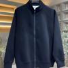 Outono Novo Estilo Gola Vertical Cardigan Zíper Suéter Moda All-match Casal Casual All-match Casaco Casaco Masculino