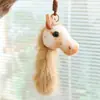 Juguete de Peluche con Palo de Cabeza de Caballo Transfronterizo Melena Larga Muñeco de Caballo Artificial Felpa Suave Rendimiento Regalo Creativo Palo para Montar