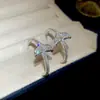 Brincos de Camada Dupla Geométricos com Zircônia e Pino de Prata Galvanizado com Ouro Real Brincos Estilosos Tendência Europeus e Americanos Brincos Casuais Versáteis Nicho