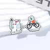 Insignias Deportivas Divertidas y Originales de Cápsula de Comercio Exterior, Insignias de Aleación de Cápsula de Ciclismo y Boxeo, Accesorios para Ropa y Bolsas al por Mayor