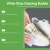 Jakehoe Espuma Limpiadora Blanca para Zapatos Cuidado Diario de Zapatos Eliminación de Manchas Mantenimiento Limpieza Refrescante No Requiere Agua