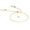 Pulseira Amazon Mais Vendida Contas de Cobre Pulseira de Borla Algodão Colorido Taler Corda de Mão Masculina e Feminina ins Yiwu Comércio Exterior Novo Estilo