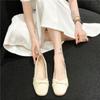 Zapatos de Abuela Estilo Brisa Suave de Noche, Zapatos Mary Jane de Moda Estilo Hada para Mujer, Estilo Francés Verano y Otoño 2025, Adecuados para Combinar con Vestidos