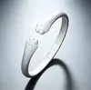 Pulsera Gato de la Suerte NAFU para mujer, pulsera sólida esmerilada antigua, accesorios de cobre blanco y plata, pulsera simple para novia