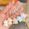 Cordón para Colgante Pequeño con Acabado Afelpado (120 Piezas con Soporte) Llavero DIY Cadena para Teléfono Colgante para Bolso