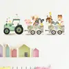 Pegatinas Divertidas e Interesantes de Ratón Sonda Animales Cubierta de Pared para Habitación Dormitorio Agujeros Feos Pegatinas Decorativas de PVC Autoadhesivas
