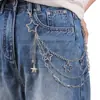 Cadena para Pantalones de Estilo Vintage Transfronterizo Europeo y Americano Cadena de Cintura Multicapa Punk Hip-Hop Jeans Accesorio