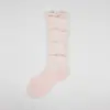 Meias Femininas Primavera e Verão 2025 Meias de Cano Médio Estilo Ballet Meias Brancas de Fio Felpudo Meias Finas de Malha de Cor Pura
