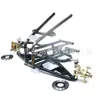 Marco de cabeza de motocicleta de tres ruedas y cuatro ruedas modificado hecho a mano Brazo oscilante de suspensión ATV Brida de disco de freno de dirección Bocina