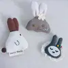 Novo Tecido Estilo Coreano Boneca Coelho Fofa Broche Pingente Chaveiro DIY Acessórios de Decoração para Roupas, Chapéus, Sapatos e Meias