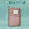 Bolsa de matéria em L transparente de malha para documentos, bolsa de matéria de grande capacidade, bolsa portátil para estudante para armazenamento de provas