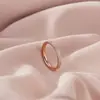 Anel de aço titânio Feminino Japonês e Coreano simples micro-cravejado dez furos não desbota novo anel da moda dedo indicador joia da moda
