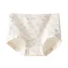 Pantaletas de Algodón Puro Estampadas Sin Costuras para Mujer Prevención de VPH Estampado de Oso Transpirables para Niñas de Cintura Media que Levantan los Glúteos Antibacterianas