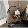 Mochila Diseño Sentido Bolsas Pequeñas Crowdsourcing Bolso de Mujer Alta Gama Sentido Gran Capacidad Bolso de Mano de Mezclilla Hombro Cruzado Multifuncional Mochila