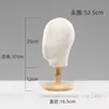 Molde de Cabeça para Chapéu Pode Ser Inserido no Suporte de Exibição com Pino para Acessórios de Peruca Masculina e Feminina Armazenamento de Chapéus Cabide de Chapéu Adereços de Exibição para Vitrine