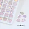 Dongzhou Cristal 8*6 Rectangular Octagonal Fondo Puntiagudo Destello Diamante K9 Vidrio Piedra Preciosa Tallada Alta Calidad Joyería Accesorios para Arte de Uñas