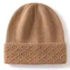 Nuevo Gorro de Cachemira para Otoño e Invierno con Puño, Gorro Cálido Multicolor, Venta al por Mayor de Fábrica, Gorro de Punto Casual sin Visera para Exteriores
