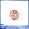 Pandora 925 cobre branco banhado a prata ouro rosa Magnolia Daisy arco contas diy acessórios Panjia contas