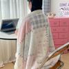 Serie Fresca de Invierno Estilo Ins Manta de Terciopelo de Leche Cachemira Manta con Cremallera Multifuncional Funda de Colcha Ropa de Cama para el Hogar
