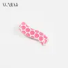Nuevo Clip para el Cabello de Puntos Ondulados de Colores Wjia Moda Clip de Pico de Pato Estilo Simple Japonés Clip para Flequillo de Mujer Accesorio para el Cabello