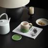 Taza con Tapa Corazón de Montañas y Mares, Taza de Café, Regalo para el Día del Maestro, Taza de Té de Cerámica para Oficina, Juego en Caja de Regalo