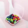 Paquete de 50 anillos de lija de color para uñas uñas pulidas no contienen anillo de lija El color de la varilla la malla se puede combinar de cualquier manera