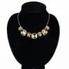Colar estilo coreano cristal de alta qualidade cravejado corrente para suéter pingente feminino presente de Natal para namorada N022