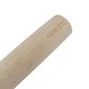 Rodillo de amasar de madera maciza para hacer dumplings, herramienta para hornear, palito de fideos, palito de fideos de madera de caucho comercial