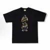 Suministro Mayorista Transfronterizo de Marca de Moda, Dropshipping de Comercio Exterior, Camiseta de Manga Corta Pesada Bape Cabeza de Mono Tiburón 230g 30