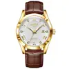 LIGE/Moda transfronteriza para hombre, reloj de cuarzo multifuncional impermeable con calendario y luminiscencia, reloj de pulsera de negocios en dorado y negro