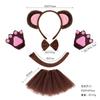 Suministro transfronterizo: nueva diadema de mono supersuave con orejas de oso pardo para Halloween.