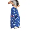 Pantalones de chándal anchos, finos, estilo americano, con estampado de estrellas, unisex, holgados, casuales, versátiles, largos hasta el suelo, pantalones largos de moda