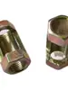 Tuerca Abierta M10, Conector Hexagonal con Ranura en Forma de I de 10 mm, Tuerca de Conexión para Tubo de Lámpara, Varilla Roscada para Canalización de Cables
