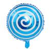 Nuevo globo de aluminio redondo de 18 pulgadas transfronterizo con forma de piruleta de caramelo, suministros para decoración de fiestas