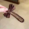 Pin de pinza perezosa de lunares estilo Maillard con pedrería brillante, pasador vintage de alta gama para fijar recogidos