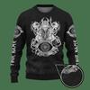 Suéter para hombre personalizado transfronterizo comercio exterior al por mayor Abrigo nuevo impresión digital 3D de tatuaje camisa base casual