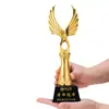 Troféu de Cristal Personalizado com Asas, Troféu de Resina, Reunião Anual Personalizada, Competição de Tatuagem de Funcionário Destaque, Gravação de Prêmio
