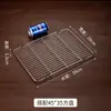 Rejilla de Acero Inoxidable 304, Malla de Acero de Grado Alimenticio, Malla Rectangular para Barbacoa, Rejilla para Hornear y Enfriar con Patas en Forma de V, Malla para Separar Aceite, Malla de Drenaje