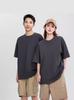 Pesado 300G algodão manga curta T-shirt Masculino e Feminino Verão Pequeno Pescoço Coringa Loose Casal Meia manga Base Shirt T-shirt interior