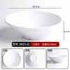 Tigela cônica bicolor, tigela de melamina para macarrão comercial, tigela especial para casas de macarrão, adequada para macarrão de caracol, wontons, macarrão misto, ramen e hot pot picante