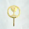 Adorno para pastel de cruz de paloma de la paz estilo ins transfronterizo para comunión, bautizo de bebé y decoración de fiesta