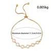 Cdd Nuevo Cobre Incrustado Circonio Lujo Accesible Gama Alta Calado Trébol de Cuatro Hojas Elegante Pulsera Ajustable Deslizante Fábrica de Origen