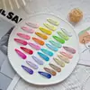5cm Clips para el Cabello de Niños de Colores Dulces Bb Clips Pasadores Clips Laterales de Gota de Agua DIY Clips para Flequillo de Niña Accesorios para el Cabello Venta al por Mayor