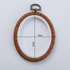 Estilo Retro Decorativo Imitación Madera Bordado Elástico Redondo 8cm Bordado Elástico DIY Bordado A Mano Punto de Cruz Auxiliar Venta Directa de Fábrica