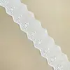 En Stock Algodón Blanco Encaje Bordado Adorno de Encaje Algodón Puro Encaje DIY Hueco Accesorio de Ropa Estilo Pequeño Chanel