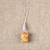 Sándalo natural múltiples muñequitas lindas colgante para teléfono bolsa tejida a mano de madera colgante adornos versátiles al por mayor